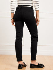 SLIM ANKLE JEANS - BLACK | Talbots near me