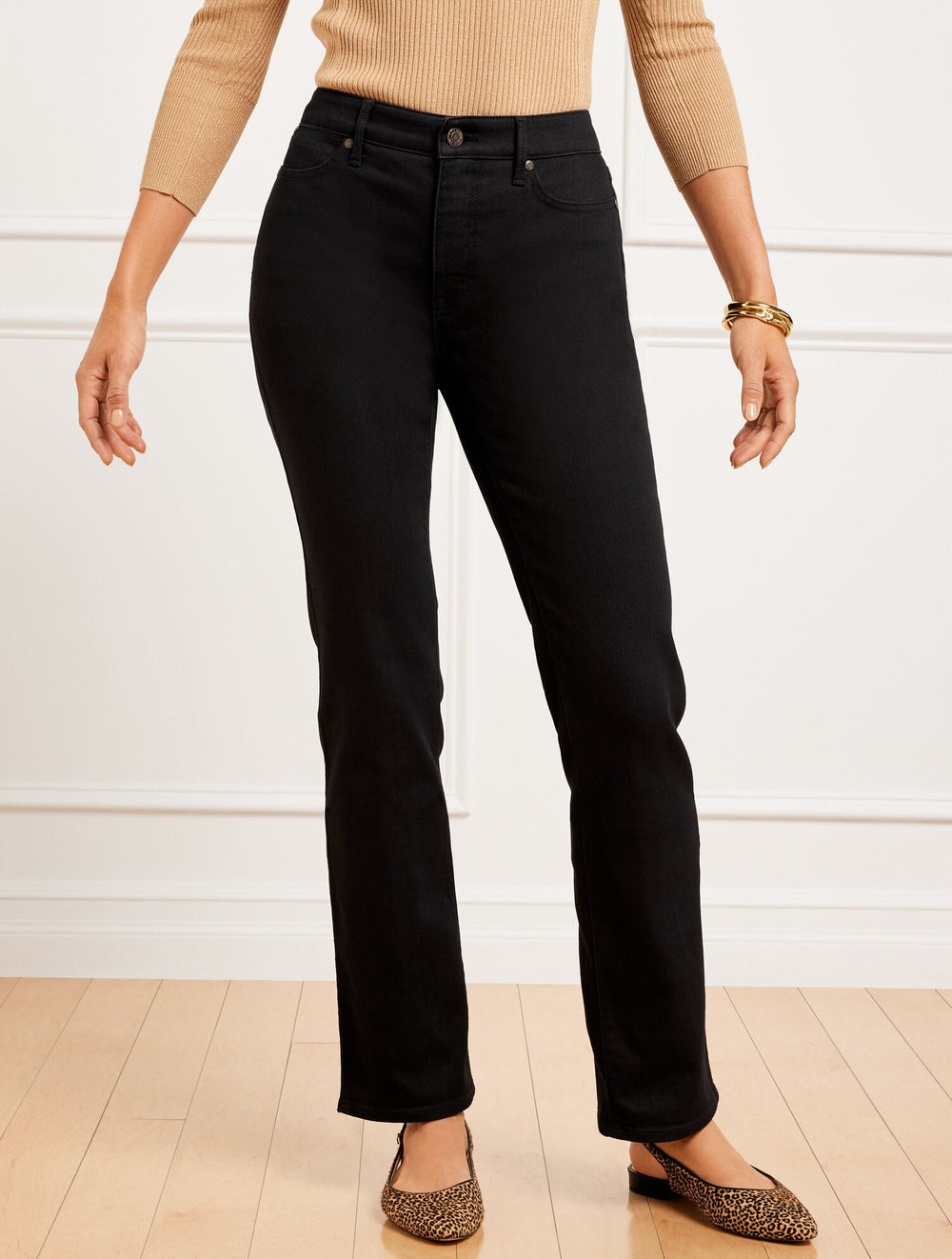 BARELY BOOT JEANS - BLACK WASH - CURVY FIT | Talbots online