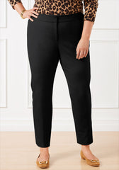 PLUS EXCLUSIVE TALBOTS CHATHAM COTTON BI-STRETCH SLIM ANKLE PANTS | Talbots discount