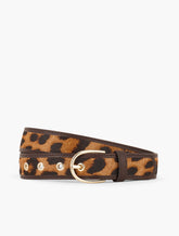 CALF HAIR BELT - LEOPARD | Talbots near me