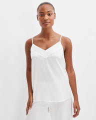 WASHABLE SILK DOUBLE V SLEEP CAMI | Talbots US