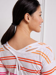 CROSS BACK TOP - BASHFUL STRIPE | Talbots near me