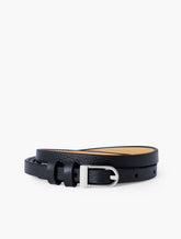 SLIM LEATHER BELT | Talbots on sale