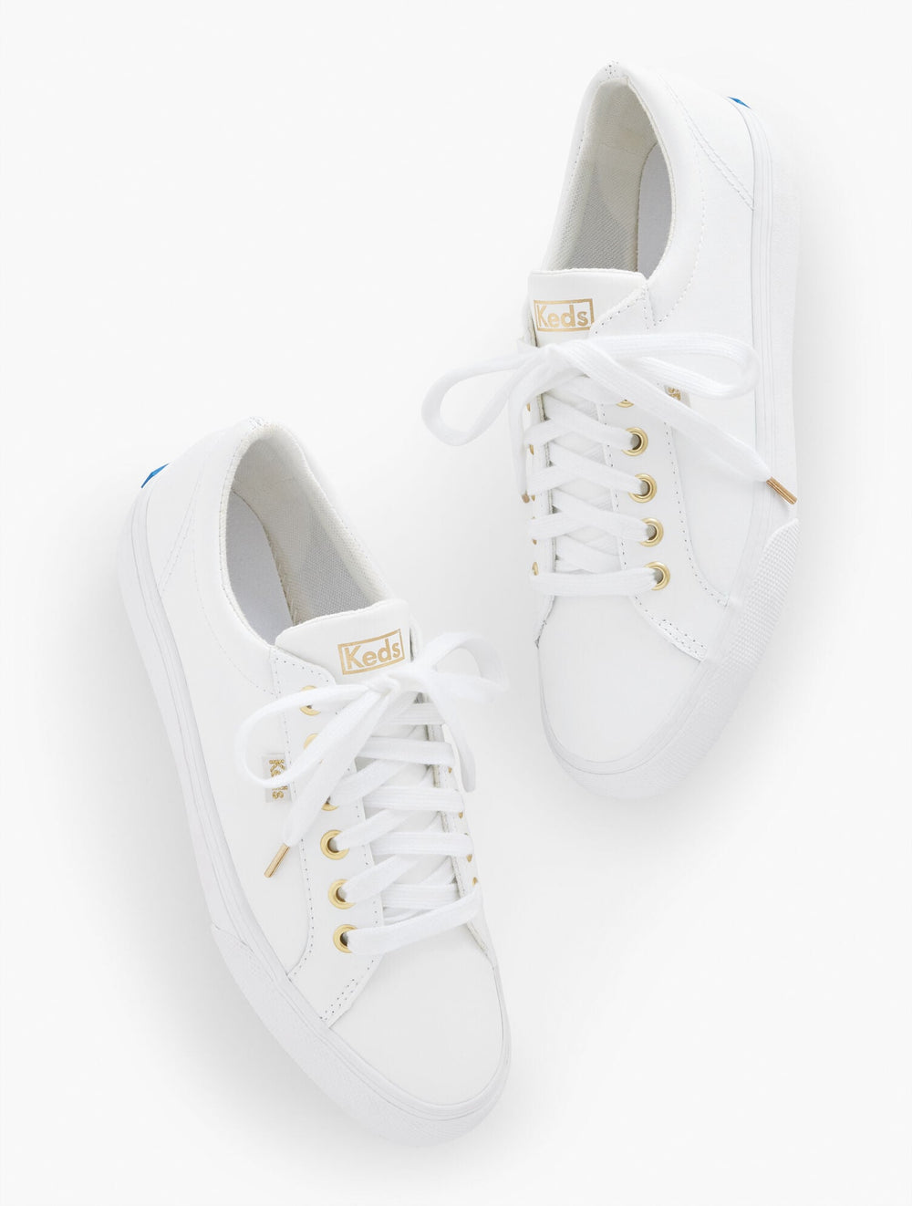 KEDS® JUMP KICK LEATHER SNEAKERS | Talbots outlet