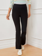 SOFT STRETCH RIBBED HIGH WAIST BOOTCUT LEGGING | Talbots near me