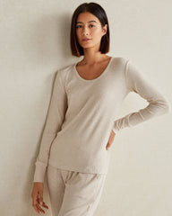 DRAPEY RIB KNIT TOP | Talbots discount