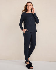 DRAPEY RIB KNIT JOGGERS | Talbots outlet