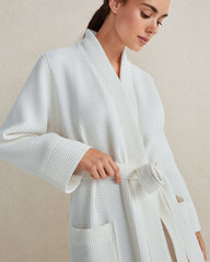 ORGANIC COTTON WAFFLE ROBE | Talbots for sale