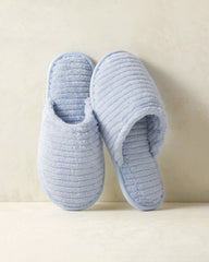 ORGANIC COTTON TERRY RIPPLE SLIPPERS | Talbots discount