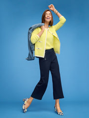 KNIT SAILOR CROP PANTS | Talbots discount