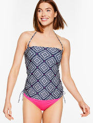 SUN OCEAN SAND GEO BANDEAU TANKINI | Talbots US