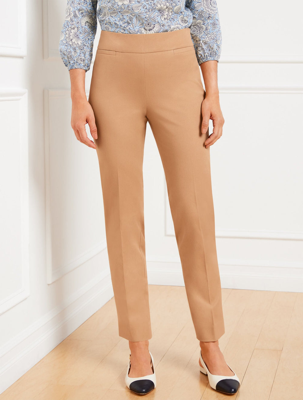 TALBOTS CHATHAM COTTON BI-STRETCH SLIM ANKLE PANTS | Talbots near me