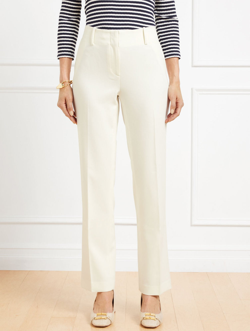 TALBOTS SOUTHAMPTON TAILORED STRETCH STRAIGHT LEG PANTS | Talbots outlet