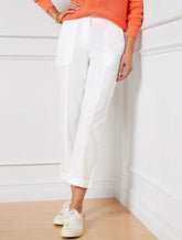 RELAXED CROP PANT | Talbots online