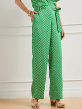 WIDE LEG PANTS - INTRICATE DOTS | Talbots sale