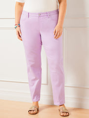 SLIM ANKLE JEANS - PIGMENT DYE | Talbots for sale
