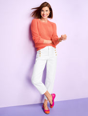 SAILOR JEANS - WHITE | Talbots discount