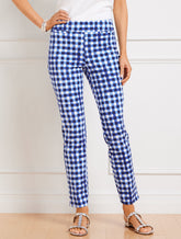TALBOTS CHATHAM ANKLE PANTS - GINGHAM | Talbots US
