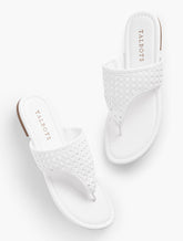 GIGI FAUX NAPPA SANDALS | Talbots for sale