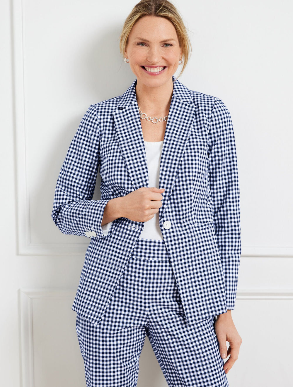 BLAZER - PREPPY GINGHAM | Talbots online
