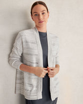 ORGANIC COTTON SPACEDYE CARDIGAN | Talbots discount