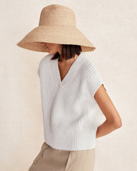 RAFFIA SUN HAT | Talbots outlet