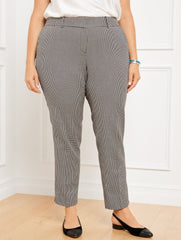 TALBOTS HAMPSHIRE STRAIGHT ANKLE PANTS - HARVEST HOUNDSTOOTH | Talbots near me