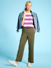 BELTED WIDE ANKLE PANTS | Talbots for sale