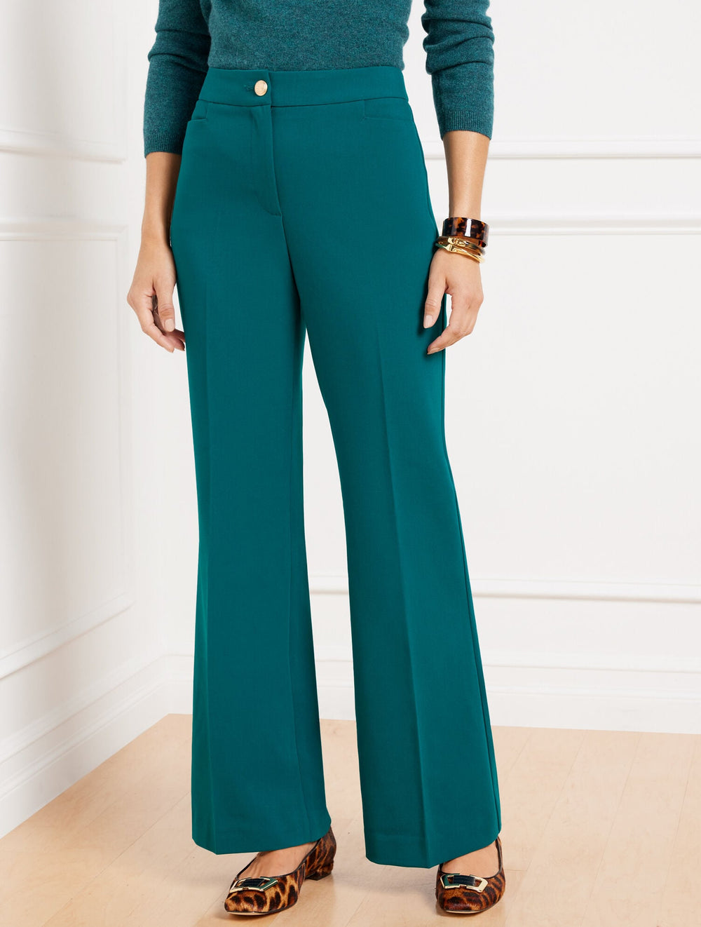 TALBOTS PROVIDENCE FLARE LEG PANTS | Talbots outlet