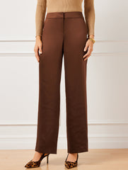SATIN WIDE LEG PANTS | Talbots for sale