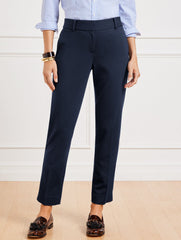 TALBOTS HAMPSHIRE STRAIGHT ANKLE PANTS - PONTE | Talbots for sale