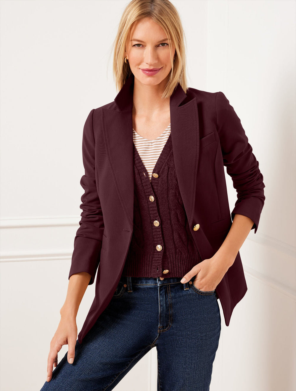 TAILORED STRETCH BLAZER | Talbots US