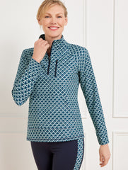 OUT & ABOUT HALF-ZIP PULLOVER - FASCINATING SCALLOP | Talbots US