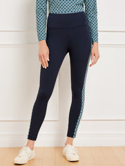 OUT & ABOUT LEGGINGS - FASCINATING SCALLOP | Talbots sale