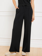 AIRKNIT STRETCH WIDE LEG PANTS | Talbots on sale