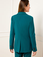 CITY TWILL OPEN FRONT BLAZER | Talbots discount