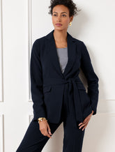 EASY TRAVEL TIE WAIST BLAZER | Talbots for sale