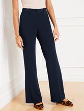EASY TRAVEL FLARE LEG PANTS | Talbots on sale