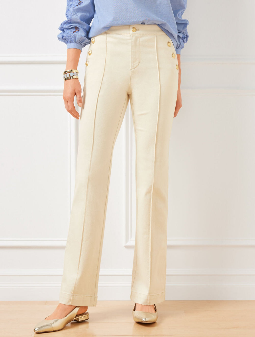 FLARE LEG SAILOR JEANS | Talbots outlet