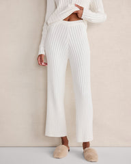 ORGANIC COTTON RIB KNIT PANTS | Talbots near me
