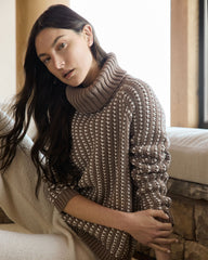 TEXTURE STITCH TURTLENECK | Talbots discount