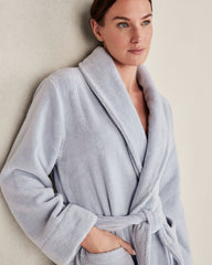ORGANIC COTTON TERRY BATHROBE | Talbots US