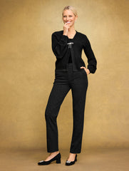 STRAIGHT LEG SPARKLE KNIT PANTS | Talbots US
