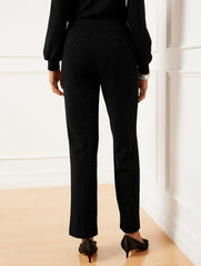 STRAIGHT LEG SPARKLE KNIT PANTS | Talbots US