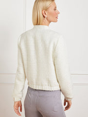 SPARKLE TWEED BOMBER JACKET | Talbots near me