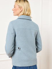 BRUSHED TWILL SHIRT JACKET | Talbots sale