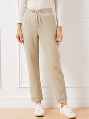 AIRKNIT STRETCH STRAIGHT LEG CUFF PANTS | Talbots discount