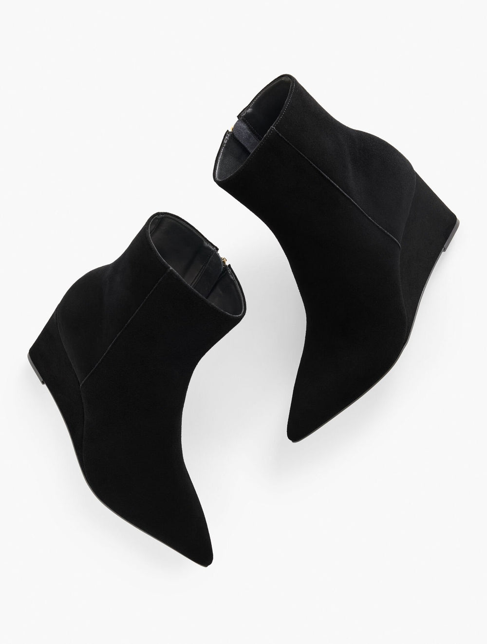 EMMA SUEDE WEDGE BOOTIE | Talbots US