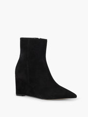 EMMA SUEDE WEDGE BOOTIE | Talbots US