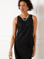 FESTIVE FLORAL LACE SHELL | Talbots near me
